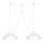 Hanglamp aan koord GUSTAV 2xE27/60W/230V