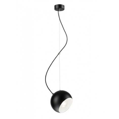 Hanglamp aan koord INEZ 1xE27/60W/230V zwart
