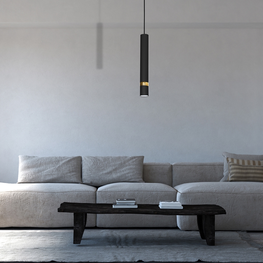 Hanglamp aan koord JOKER 1xGU10/60W/230V zwart