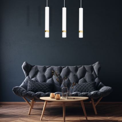 Hanglamp aan koord JOKER 3xGU10/60W/230V wit