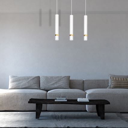 Hanglamp aan koord JOKER 3xGU10/60W/230V wit