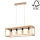 Hanglamp aan koord KAGO 4xE27/60W/230V mat eiken - FSC-gecertificeerd