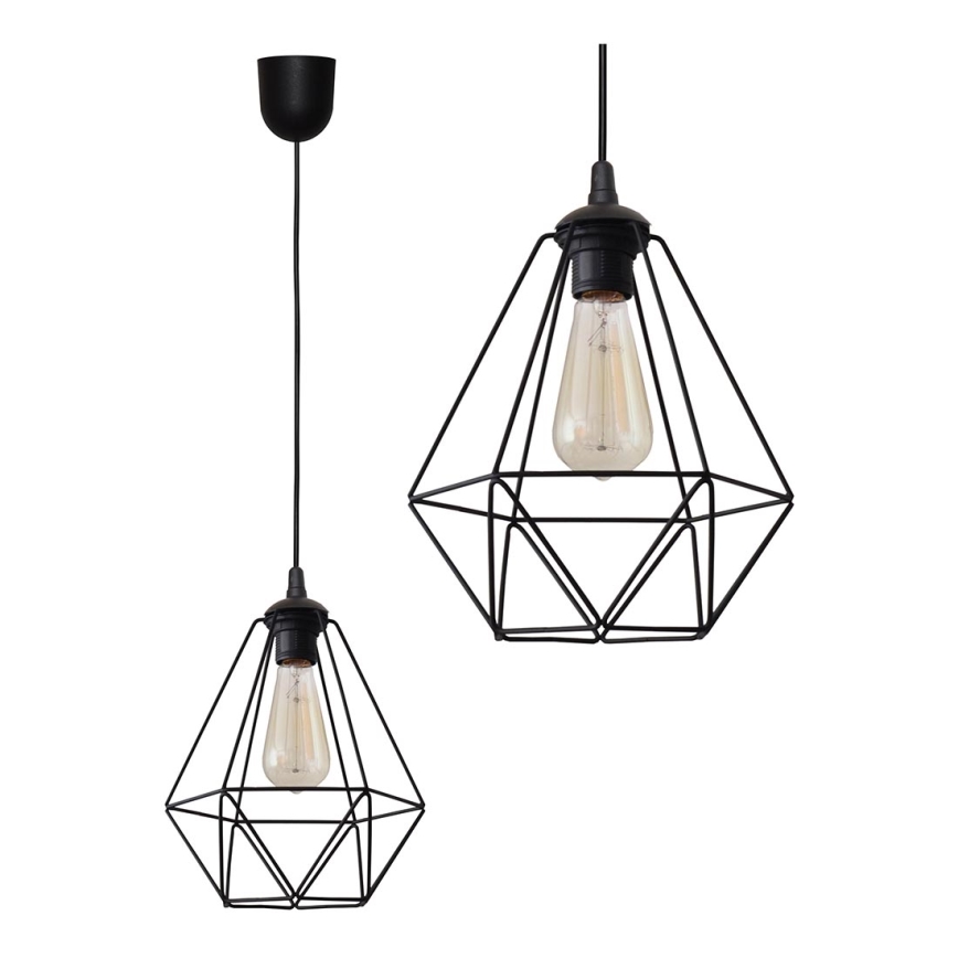 Hanglamp aan koord KARO 1x E27 / 15W / 230V