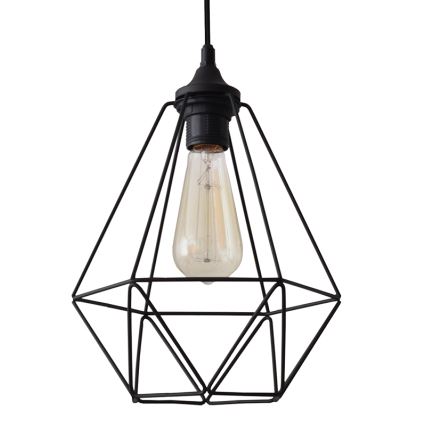 Hanglamp aan koord KARO 1x E27 / 15W / 230V