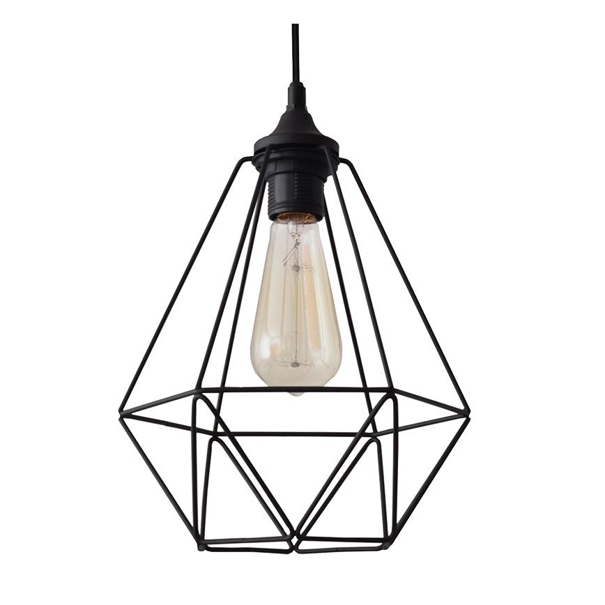 Hanglamp aan koord KARO 1x E27 / 15W / 230V