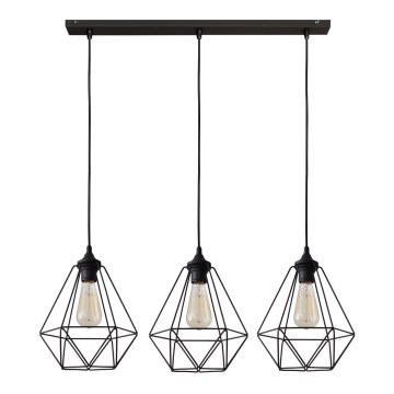 Hanglamp aan koord KARO 3xE27/15W/230V