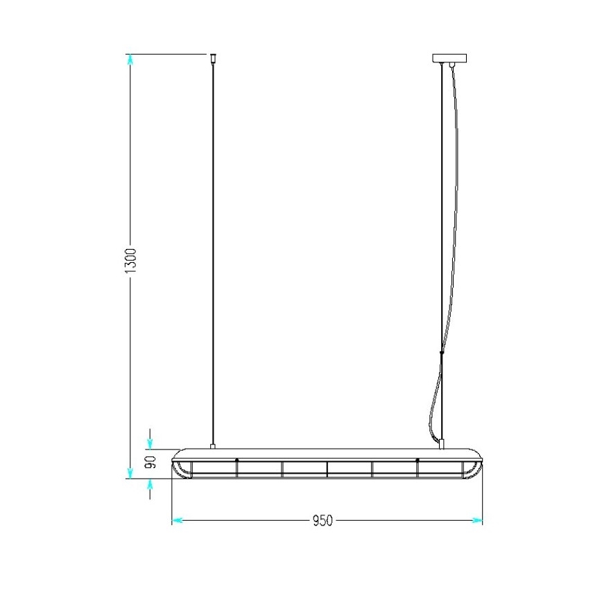 Hanglamp aan koord KJELD 3xE14/60W/230V