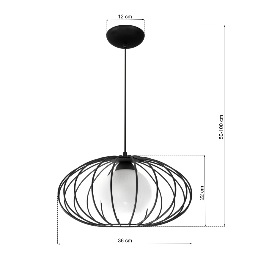 Hanglamp aan koord KRONOS 1xE14/40W/230V