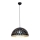 Hanglamp aan koord LISA BLACK 1xE27/60W/230V