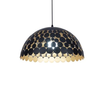 Hanglamp aan koord LISA BLACK 1xE27/60W/230V