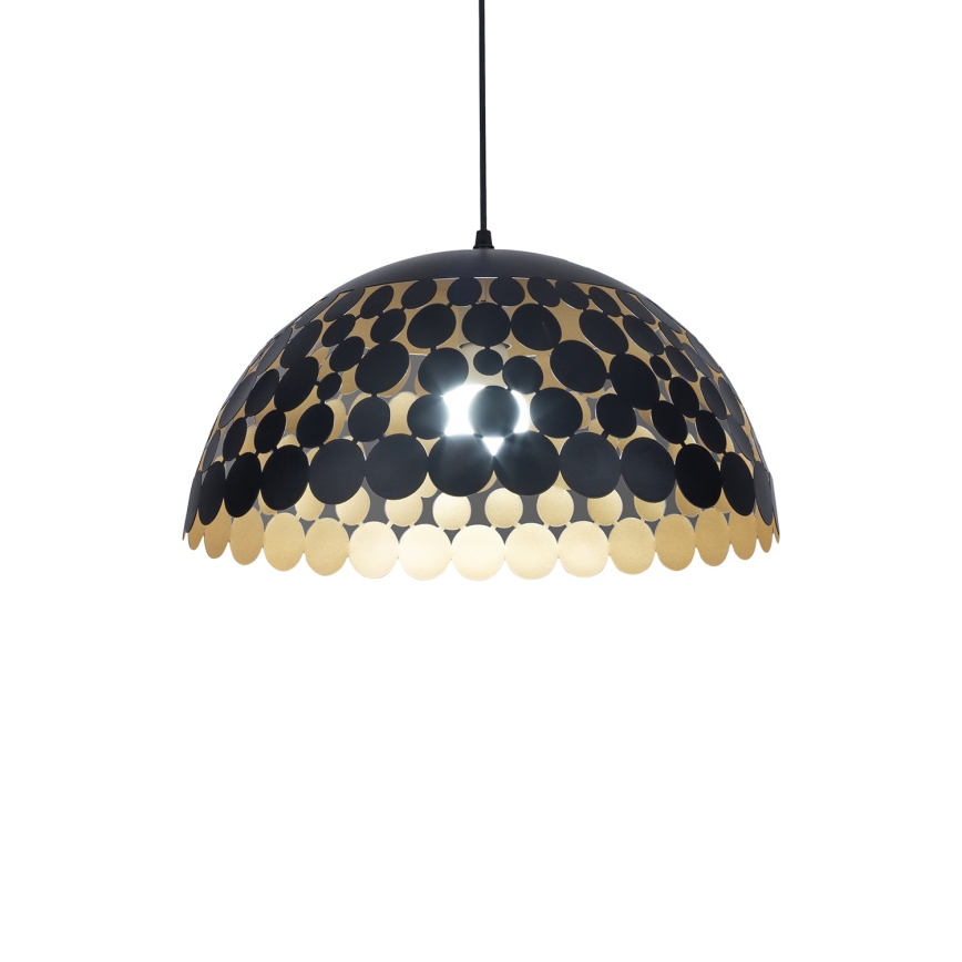 Hanglamp aan koord LISA BLACK 1xE27/60W/230V