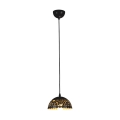Hanglamp aan koord LISA BLACK 1xE27/60W/230V