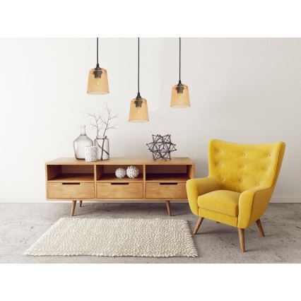 Hanglamp aan koord LUCEA 1x E27 / 15W / 230V