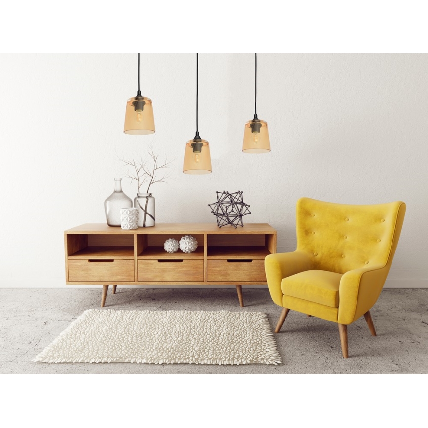 Hanglamp aan koord LUCEA 1x E27 / 15W / 230V