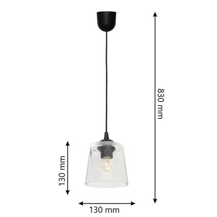 Hanglamp aan koord LUCEA 1xE27/15W/230V