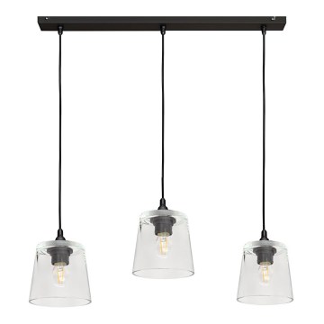Hanglamp aan koord LUCEA 3x E27 / 15W / 230V