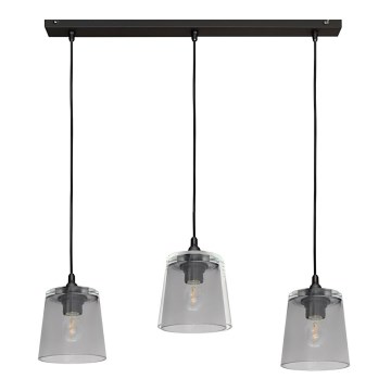 Hanglamp aan koord LUCEA 3x E27 / 15W / 230V