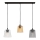 Hanglamp aan koord LUCEA 3x E27 / 15W / 230V
