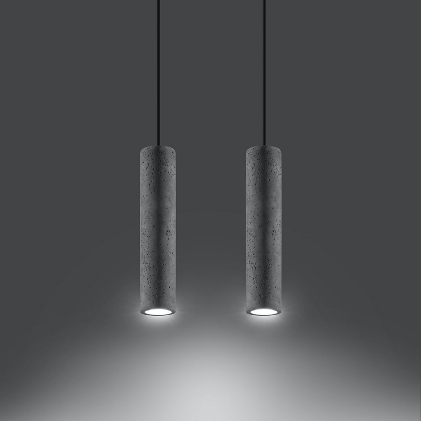 Hanglamp aan koord LUVO 2xGU10/40W/230V