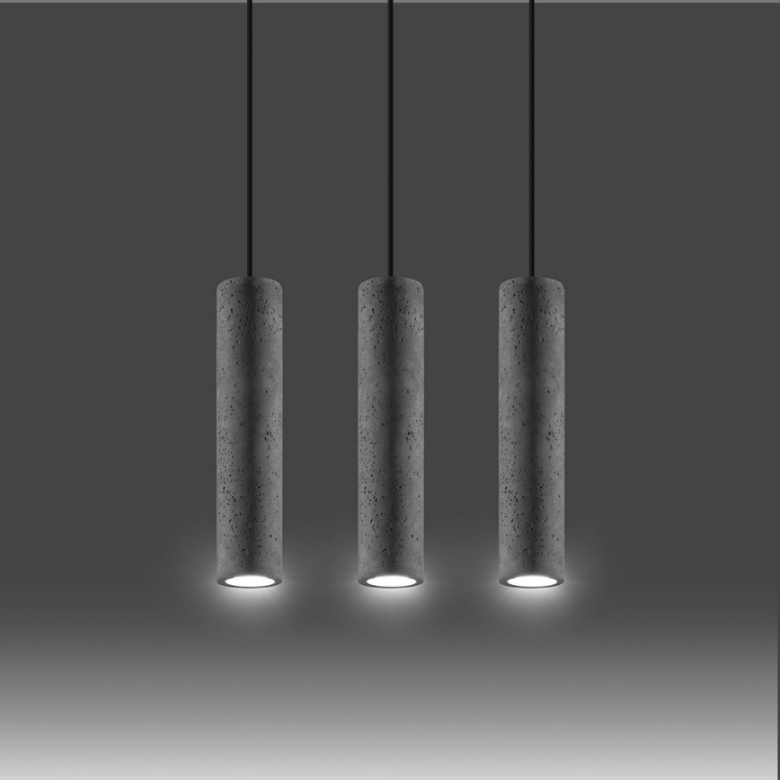 Hanglamp aan koord LUVO 3xGU10/40W/230V