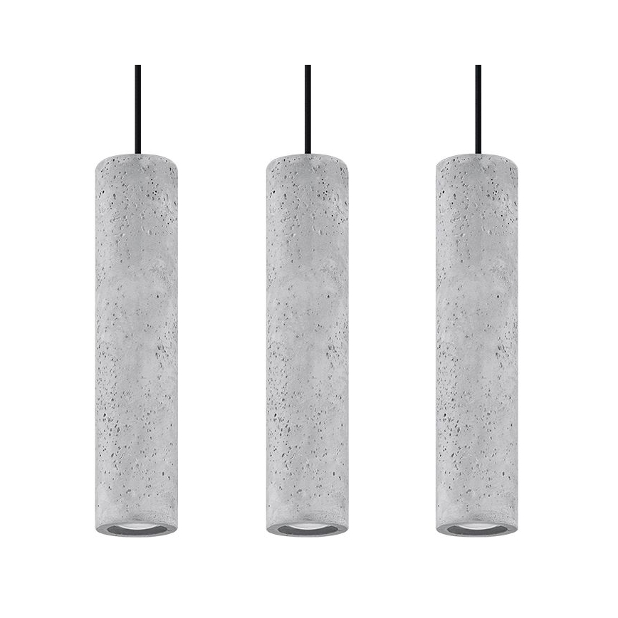 Hanglamp aan koord LUVO 3xGU10/40W/230V