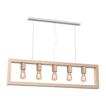 Hanglamp aan koord MACK 5xE27/60W/230V