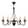 Hanglamp aan koord MALBO III 5xE14/60W/230V