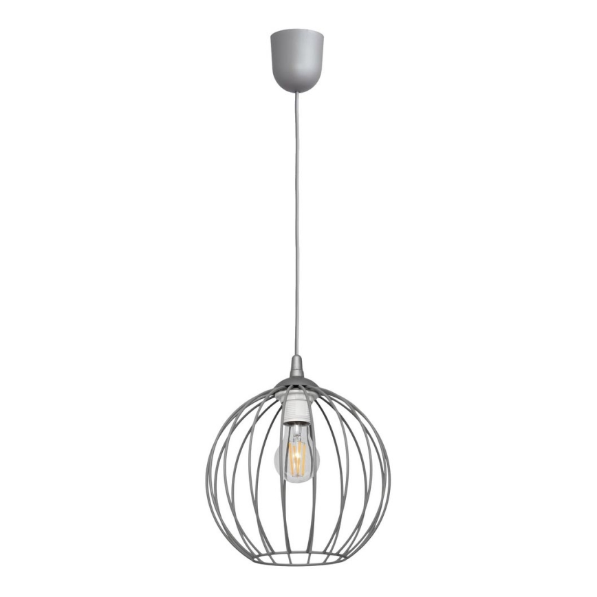Hanglamp aan koord MERCURE 1xE27/15W/230V grijs