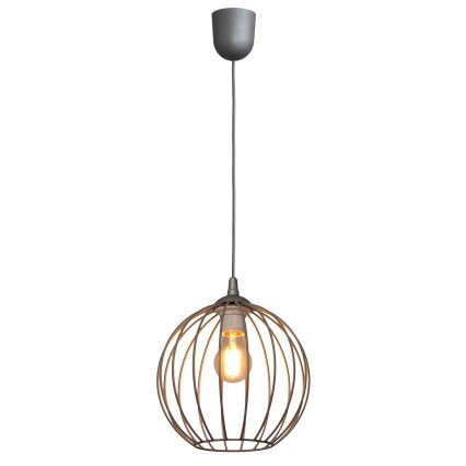 Hanglamp aan koord MERCURE 1xE27/15W/230V grijs