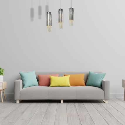 Hanglamp aan koord MOONLIGHT 3xE14/40W/230V