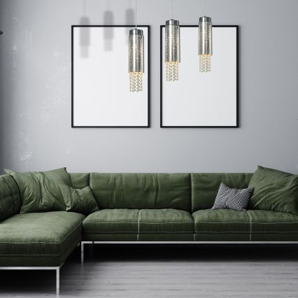 Hanglamp aan koord MOONLIGHT 3xE14/40W/230V
