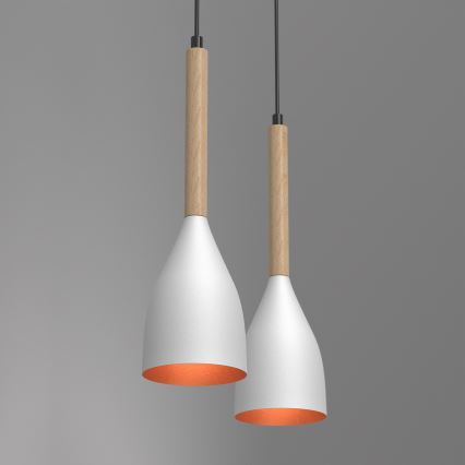 Hanglamp aan koord MUZA 2xE27/60W/230V