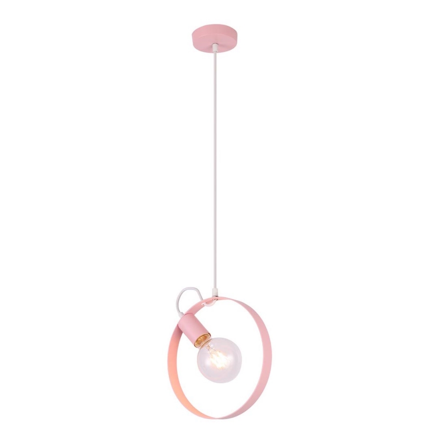 Hanglamp aan koord NEXO 1xE27/40W/230V roze