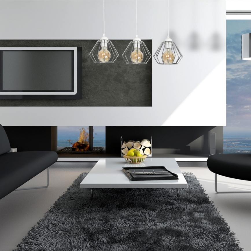 Hanglamp aan koord NORMAN 3xE27/60W/230V