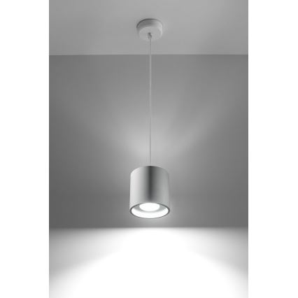 Hanglamp aan koord ORBIS 1 1xGU10/40W/230V wit