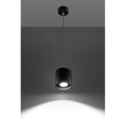 Hanglamp aan koord ORBIS 1 1xGU10/40W/230V zwart