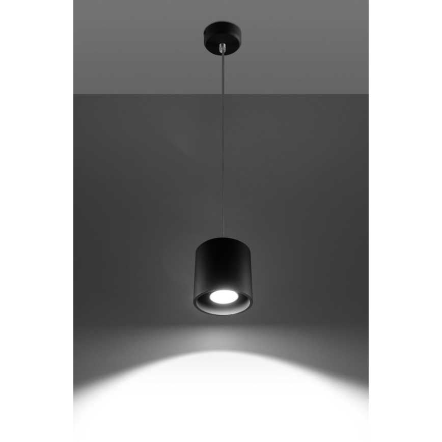 Hanglamp aan koord ORBIS 1 1xGU10/40W/230V zwart