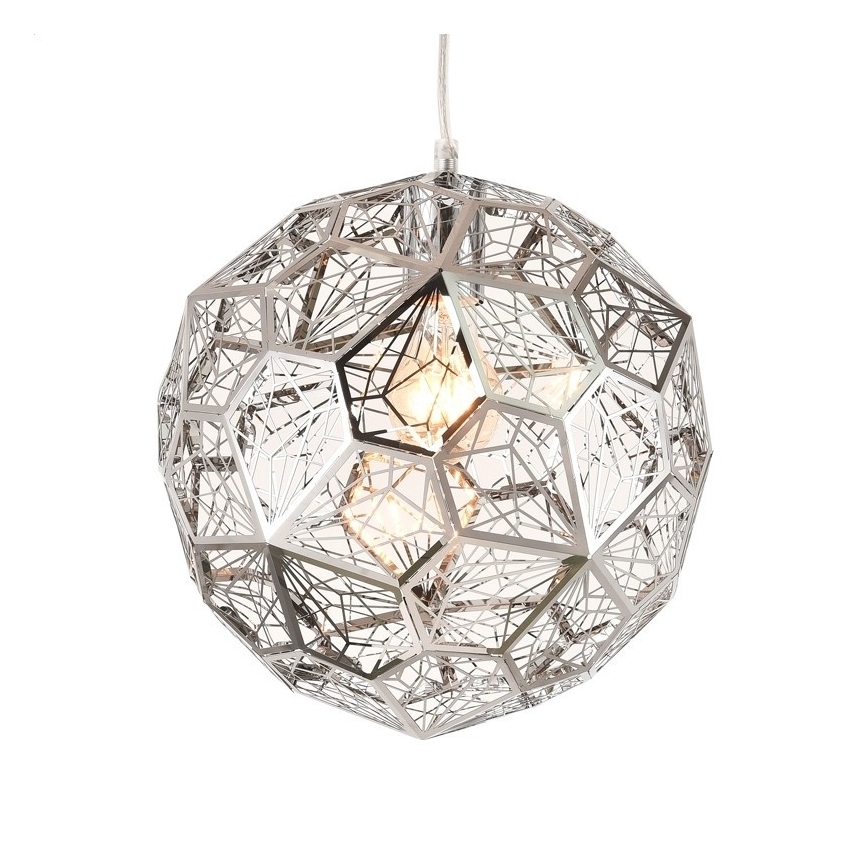 Hanglamp aan koord ORION 1xE27/40W/230V chroom glans