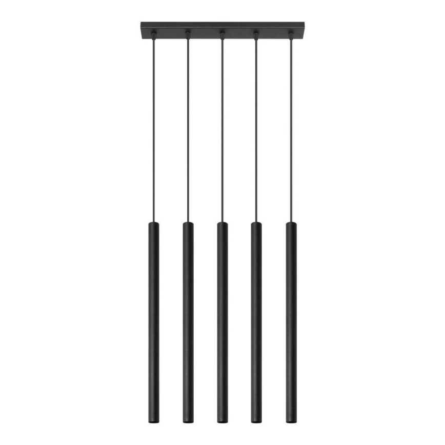 Hanglamp aan koord PASTELO 5 5xG9/12W/230V zwart