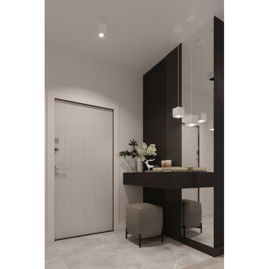 Hanglamp aan koord QUAD 1 1xGU10/40W/230V wit