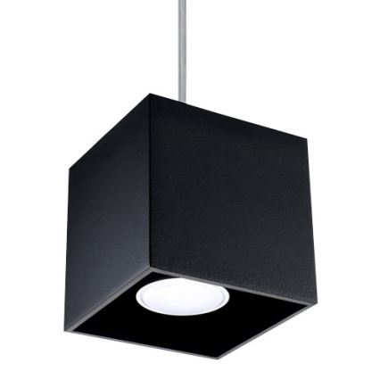 Hanglamp aan koord QUAD 1 1xGU10/40W/230V zwart