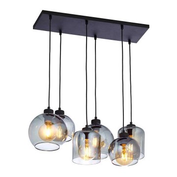 Hanglamp aan koord SINTRA 6x E27 / 60W / 230V