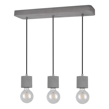 Hanglamp aan koord STRONG 3xE27/60W/230V - FSC-gecertificeerd