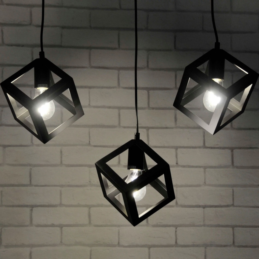 Hanglamp aan koord SWEDEN 3xE27/20W/230V