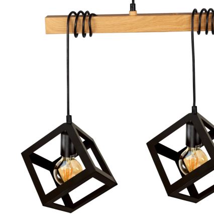Hanglamp aan koord SWEDEN 3xE27/20W/230V