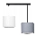 Hanglamp aan koord TUZ 2x E27 / 60W / 230V