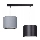 Hanglamp aan koord TUZ 2xE27/60W/230V