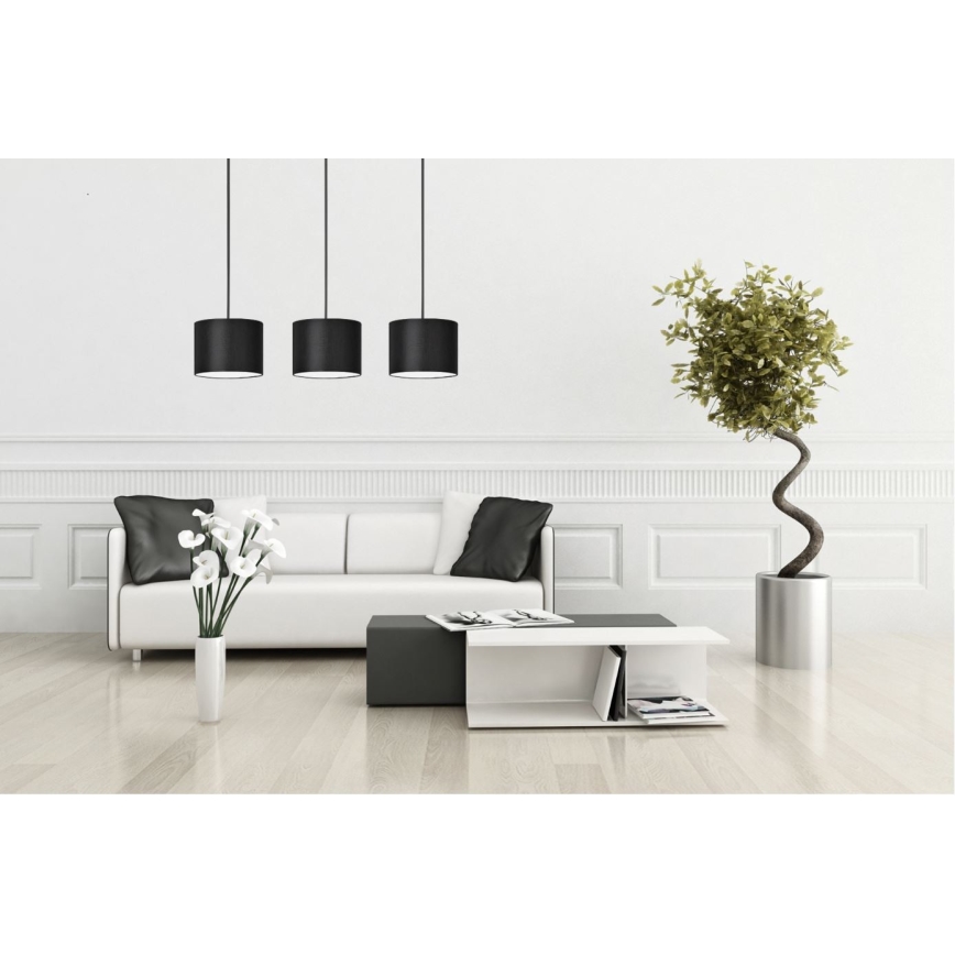 Hanglamp aan koord TUZ 3xE27/60W/230V