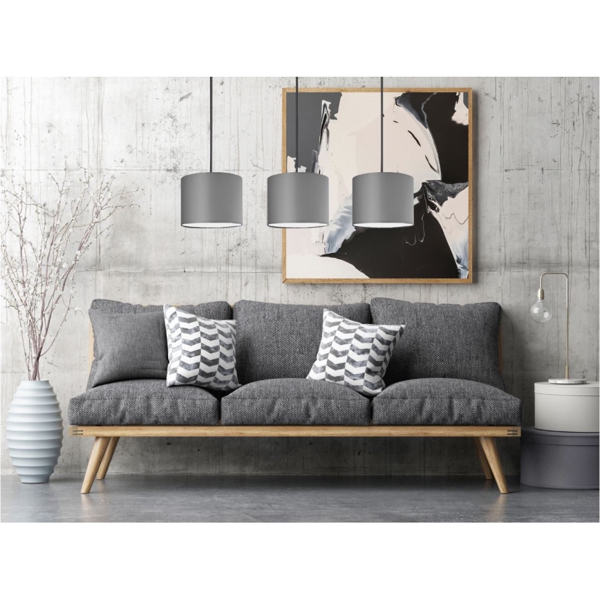 Hanglamp aan koord TUZ 3xE27/60W/230V
