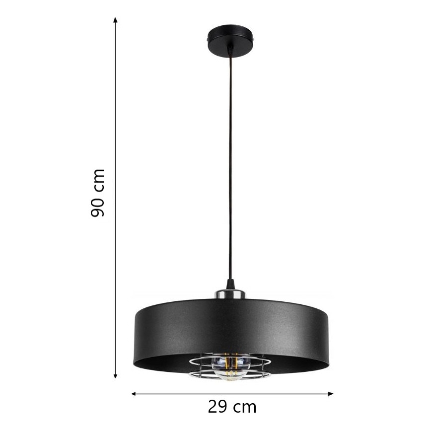Hanglamp aan koord VEST 1x E27 / 60W / 230V